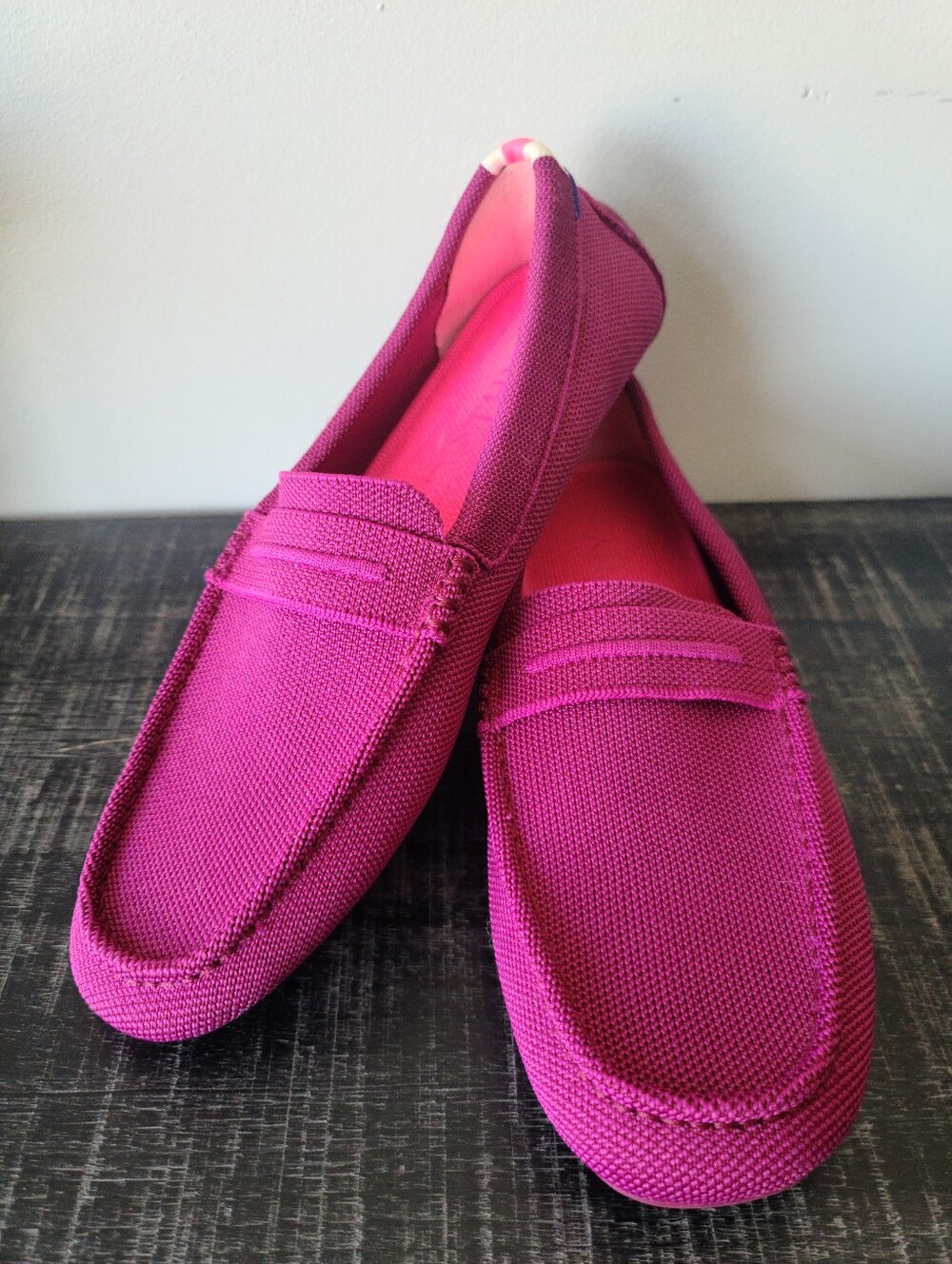 NWOT Rothy's Magenta The Daily Driver Shoes